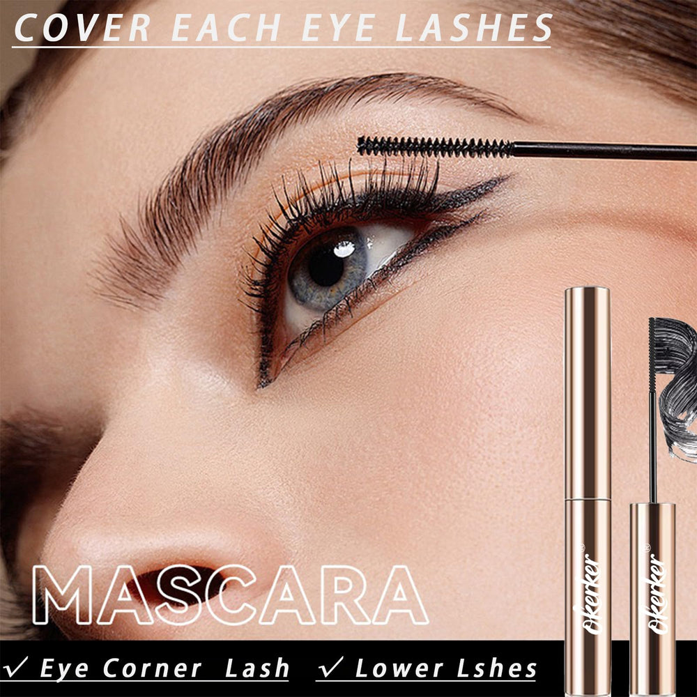 Okerker slim brush close-up shows precise control for each lash.