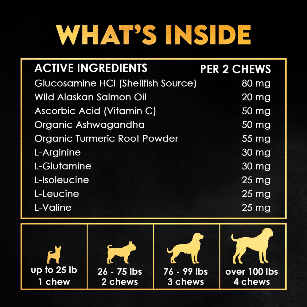 OKKÖBI 11-en-1 Chews ingrédients naturels curcuma et huile de saumon.