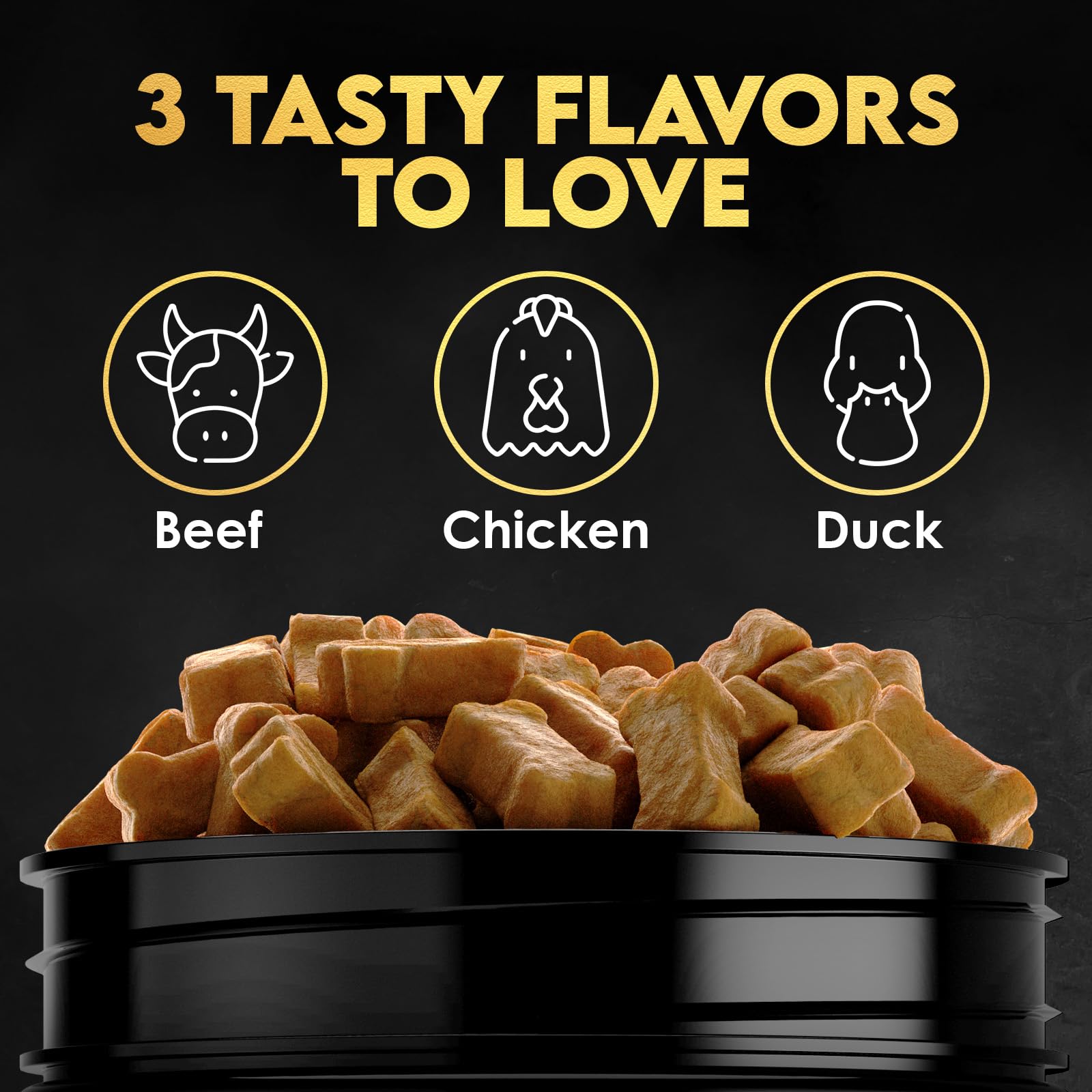 OKKÖBI 11-en-1 Chews adaptés pour chiots et chiens adultes au quotidien.