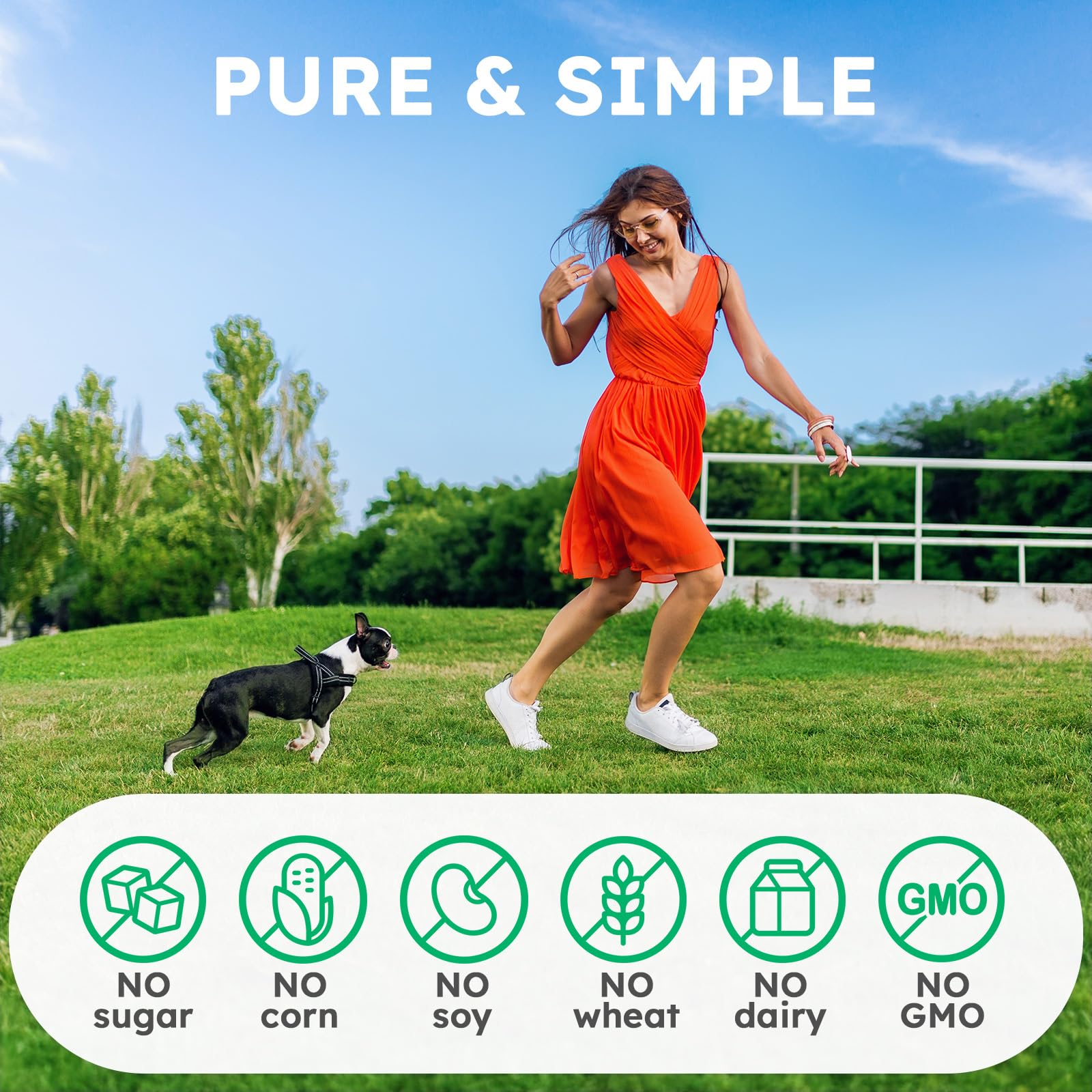 OKKÖBI Collagène pour chiens – utilisation quotidienne simple et pratique.