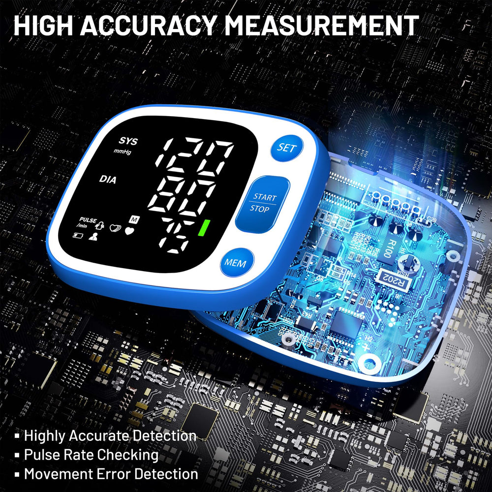 Oklar BP monitor adjustable cuff for comfortable fit