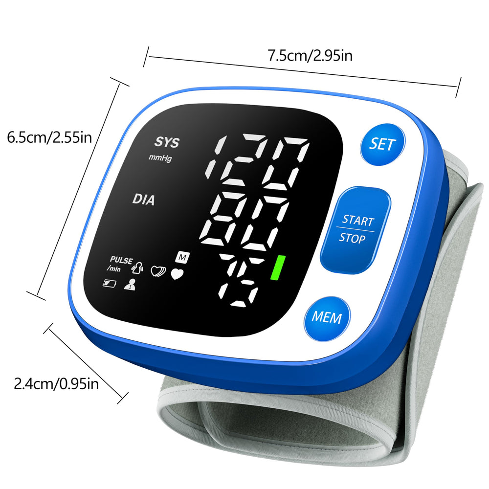 Oklar BP monitor blue color that fits modern homes