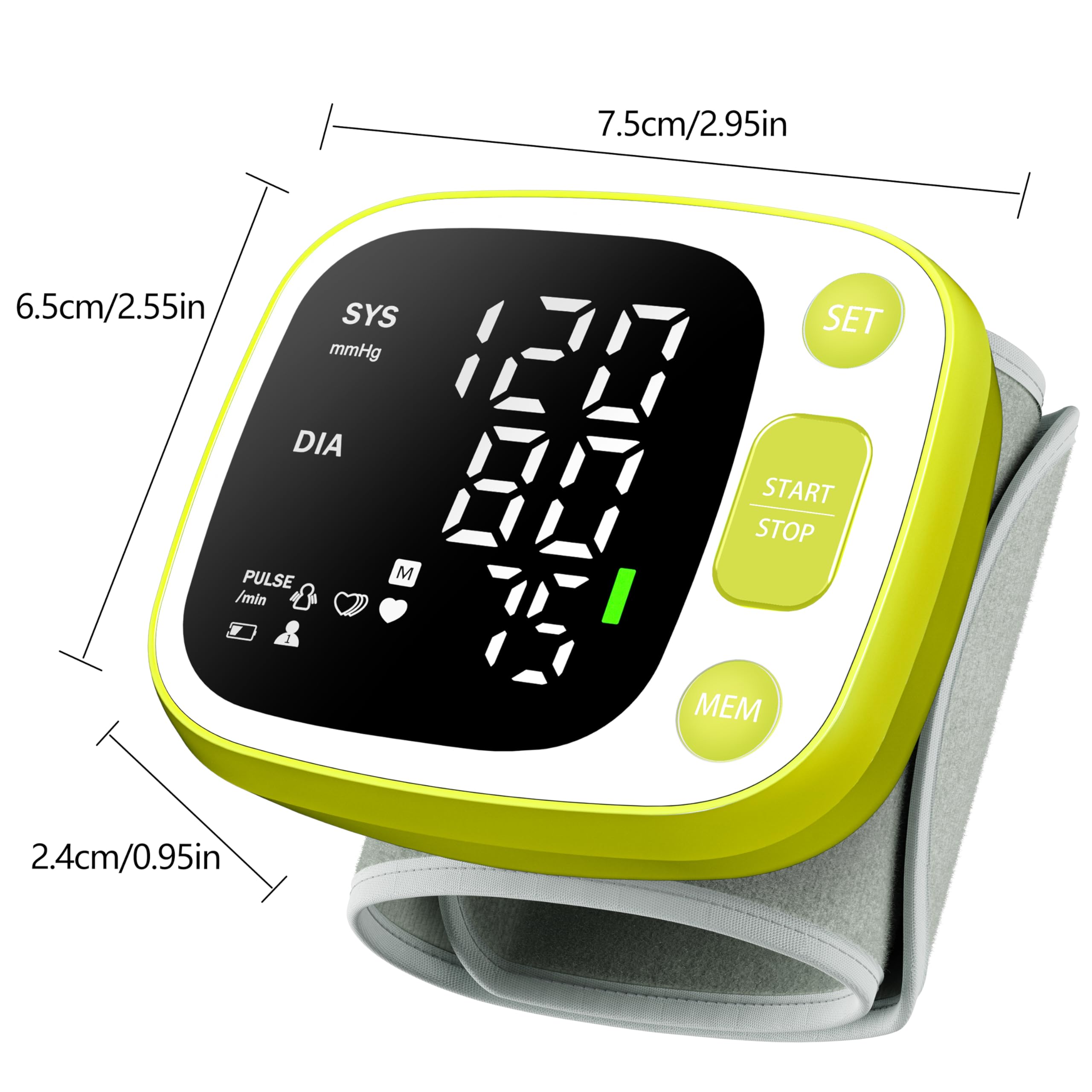 Oklar BP monitor carrying case included for travel.
