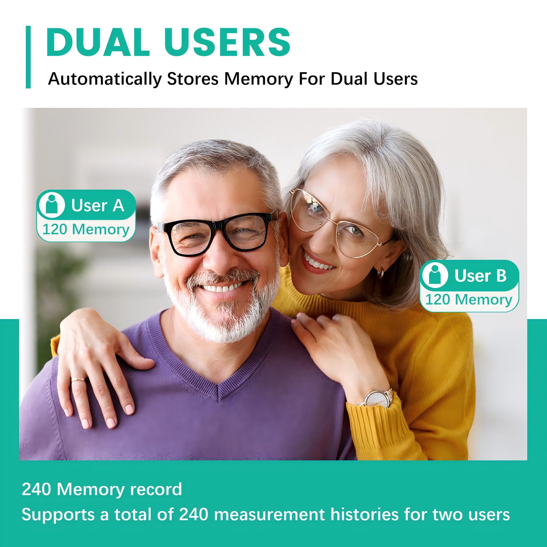 Oklar blood pressure monitor dual power supply supports batteries or Type-C power.
