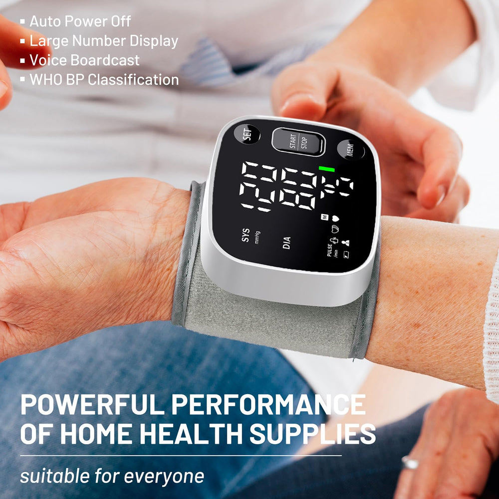 Oklar BP monitor adjustable cuff fits 4.92 to 8.46 inches for comfort