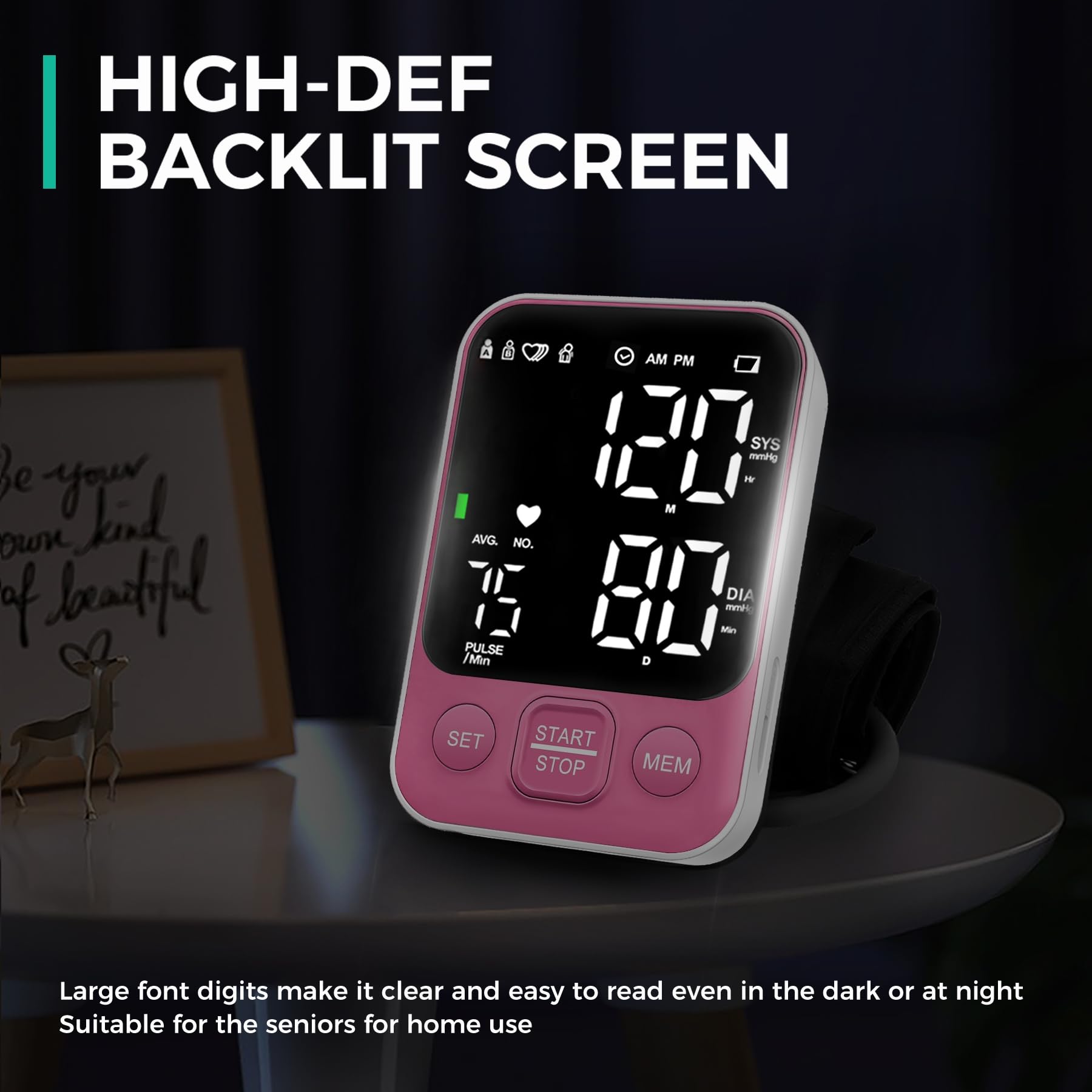 Oklar memory stores two users with up to 120 readings each