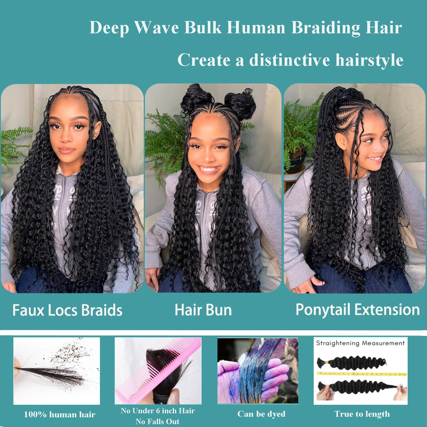 OKVOKV Water wave texture adds natural shine and bounce.
