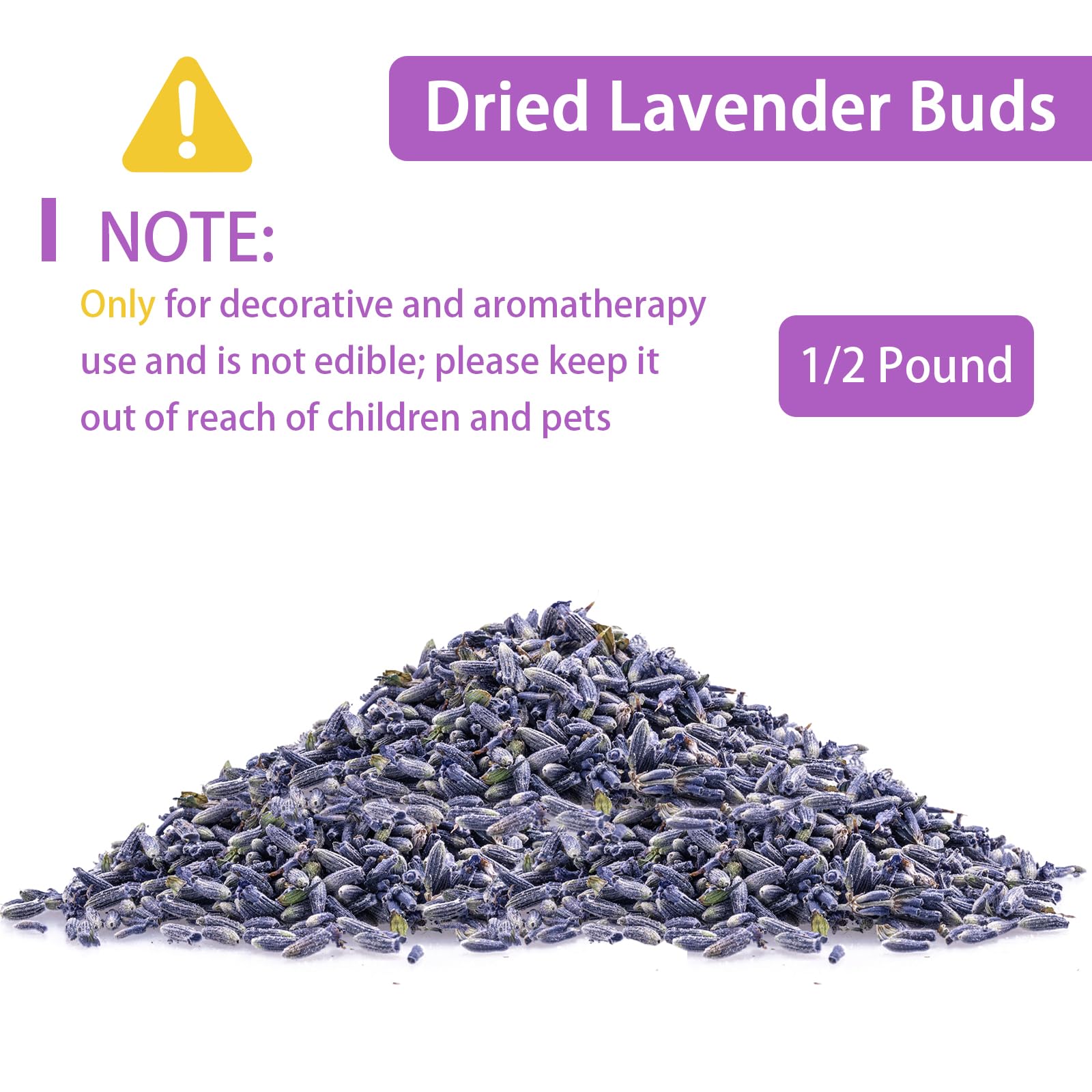 Okxiri dried lavender flowers closeup showing vibrant buds ready for sachets