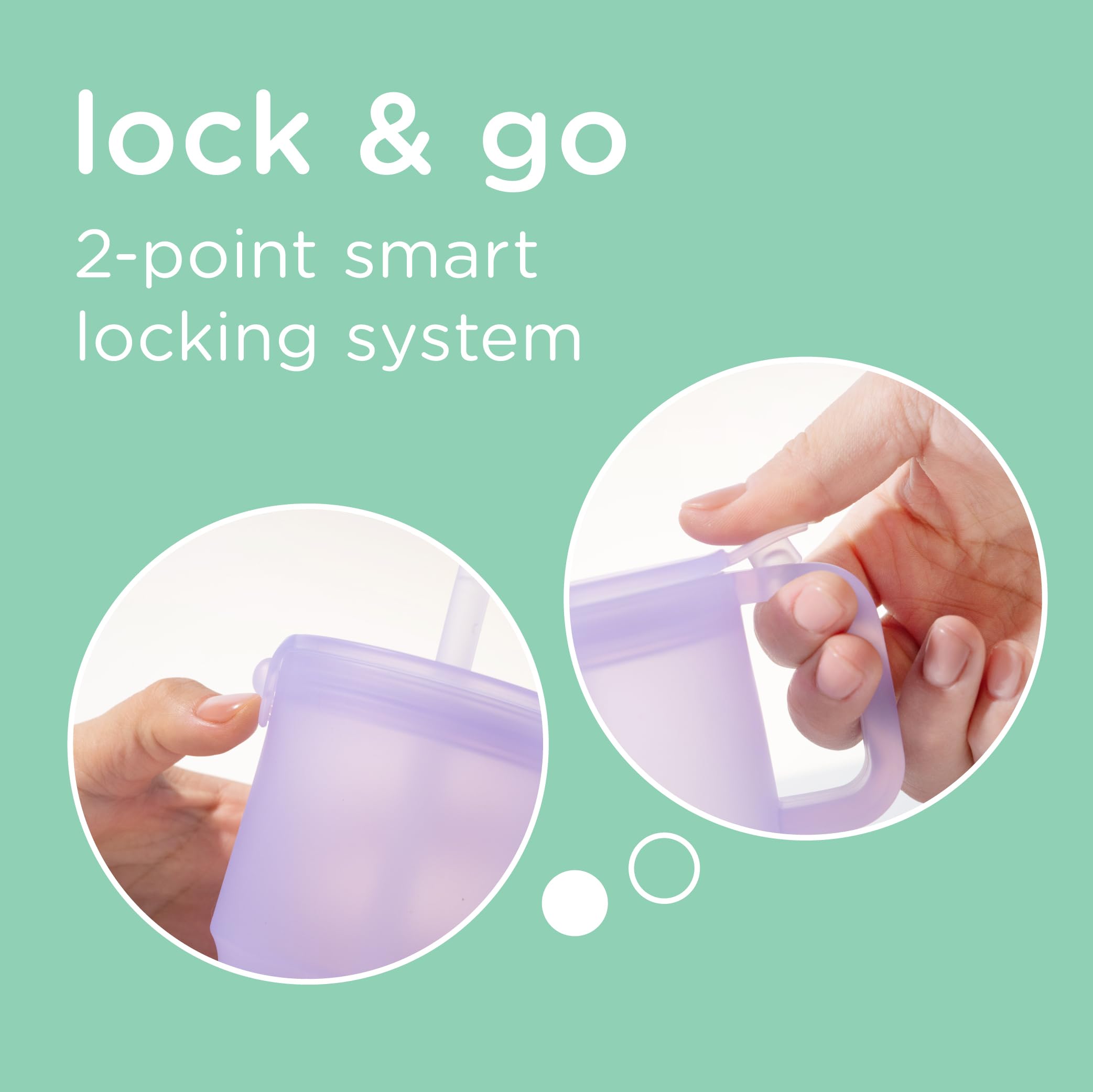Olababy Clear Sense tumbler straw in action highlights spill-proof sipping