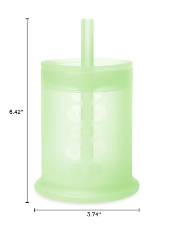 Package includes cup, lid, straw, and cleaning brush for convenience.