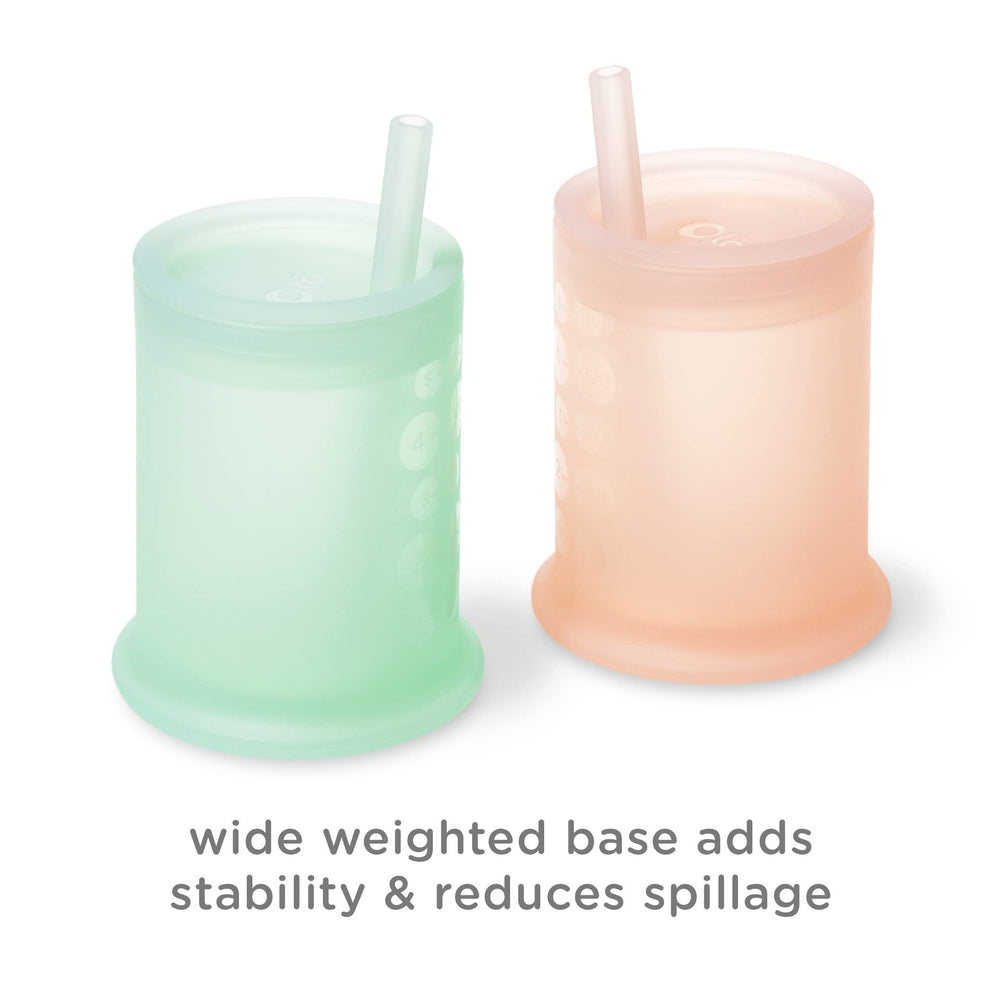 Ergonomic shape supports tiny hands and developing motor skills.