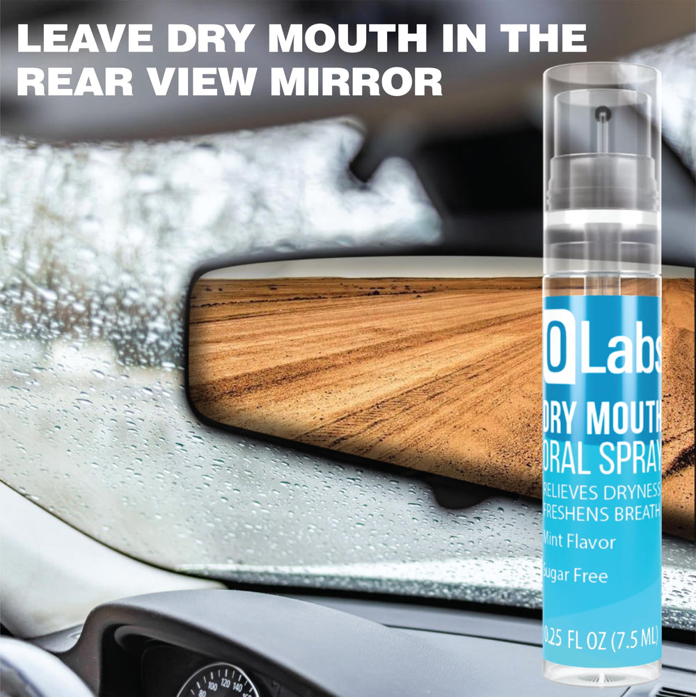 Olabs Dry Mouth Spray mint-flavor dispense for easy direct-use