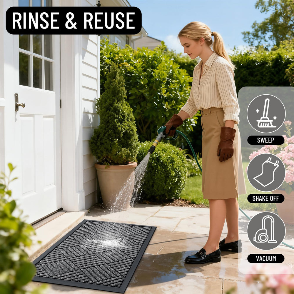 OLANLY fade- and stain-resistant surface stays clean and presentable.