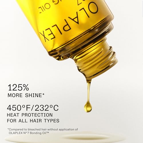 Close-up of hair glow using No.7 for instant shine.