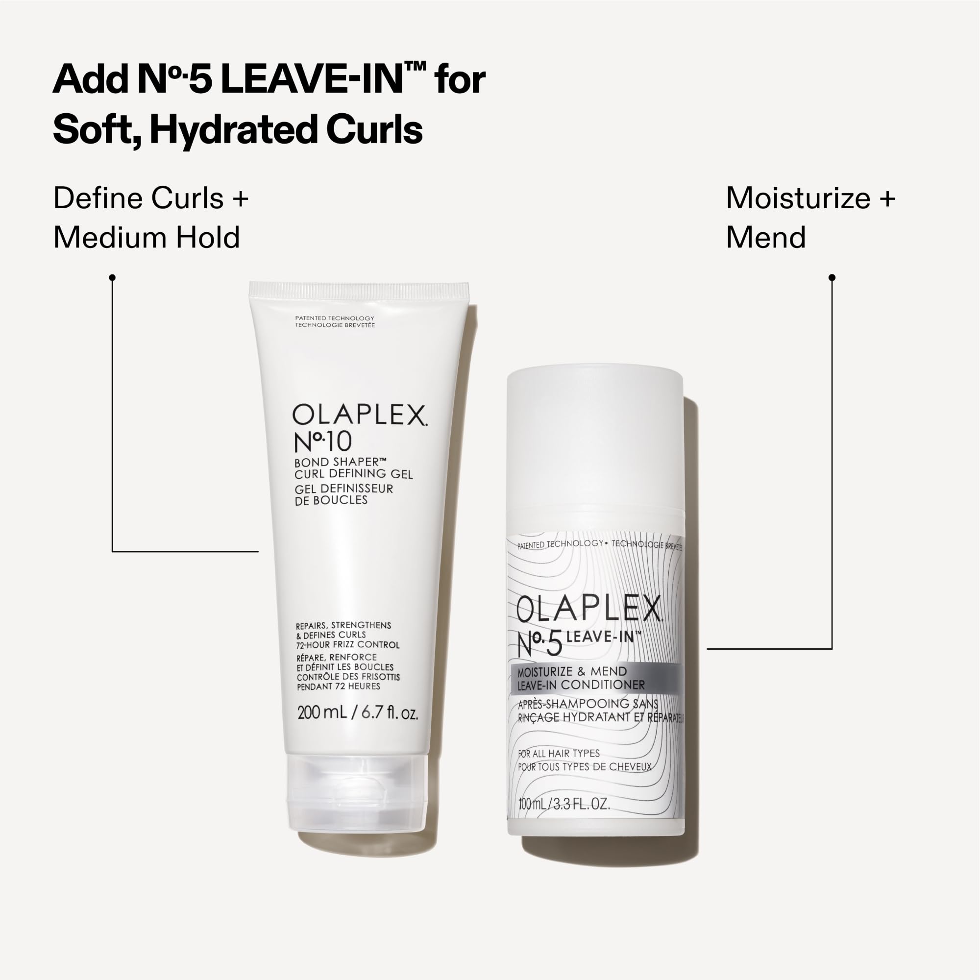 Olaplex No.10 coily-curly-wavy-hair showcases styling versatility across curl types.