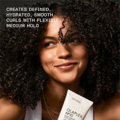 Olaplex No.10 frizz-free-finish captures crunch-free curls with lasting smoothness.
