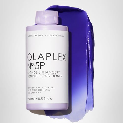 Olaplex N°5P purple-toning conditioner delivers bright blonde results.