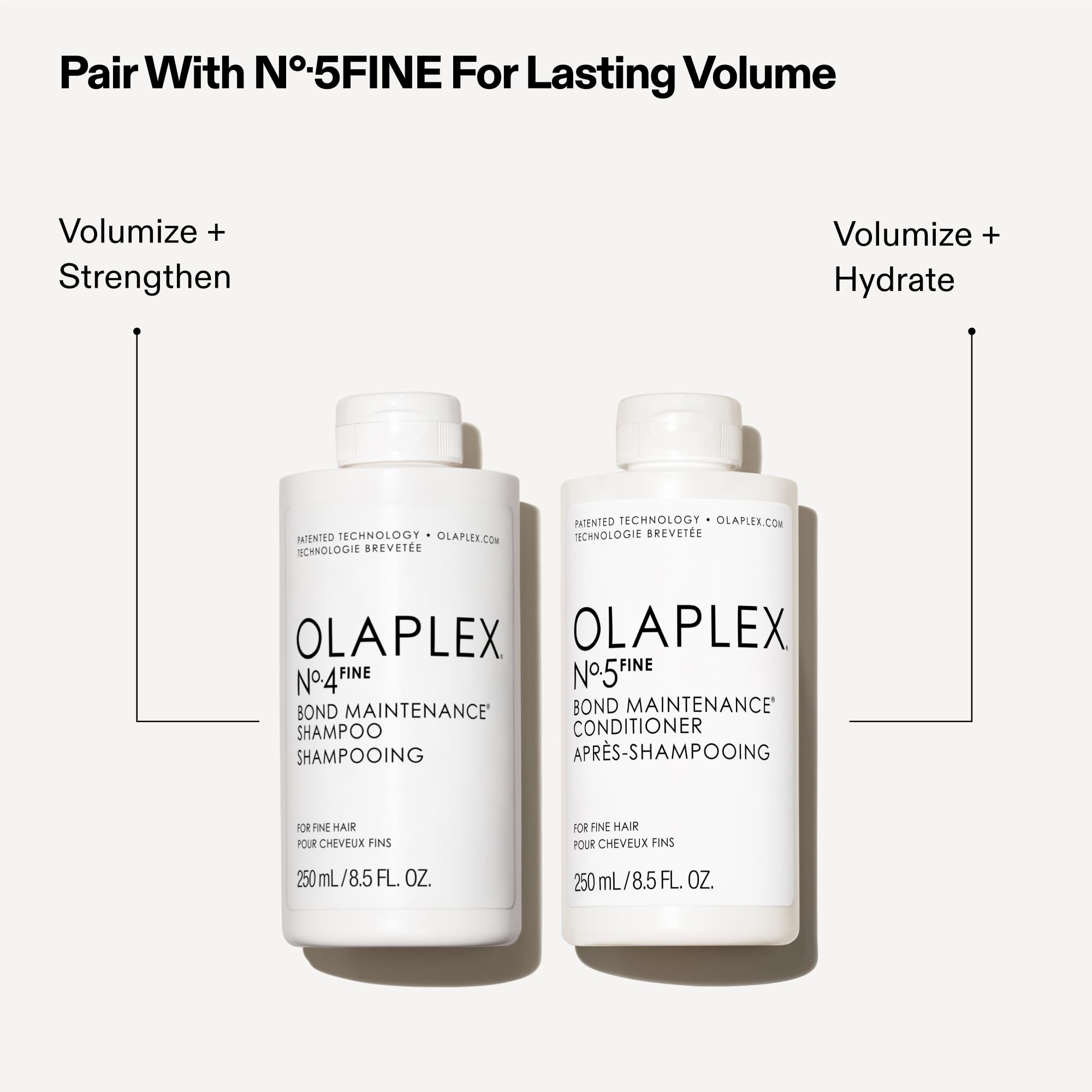 Roots show lift from the volumizing action of No. 4 FINE