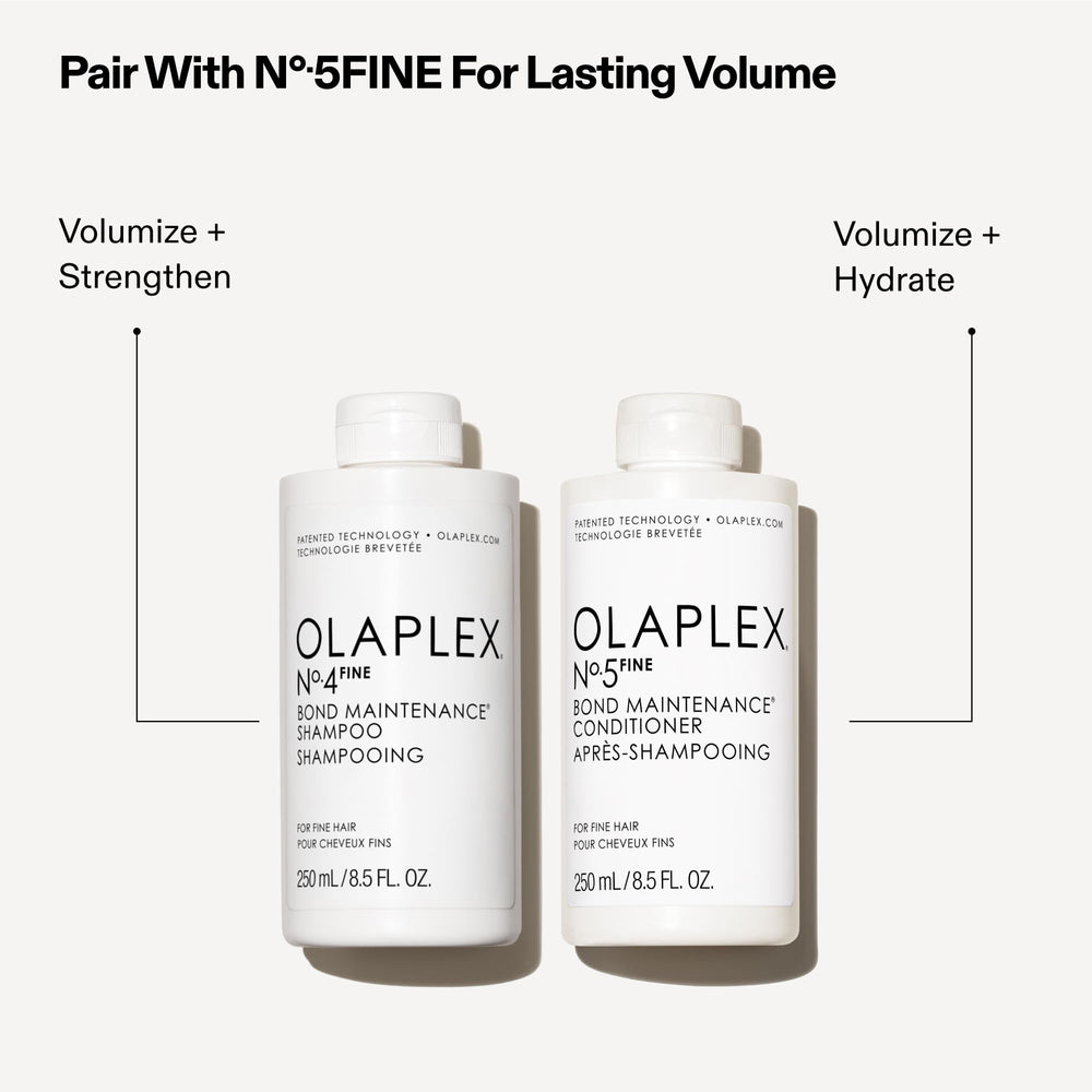 Roots show lift from the volumizing action of No. 4 FINE