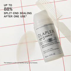Olaplex No 5 close-up shows creamy gel-creme texture.