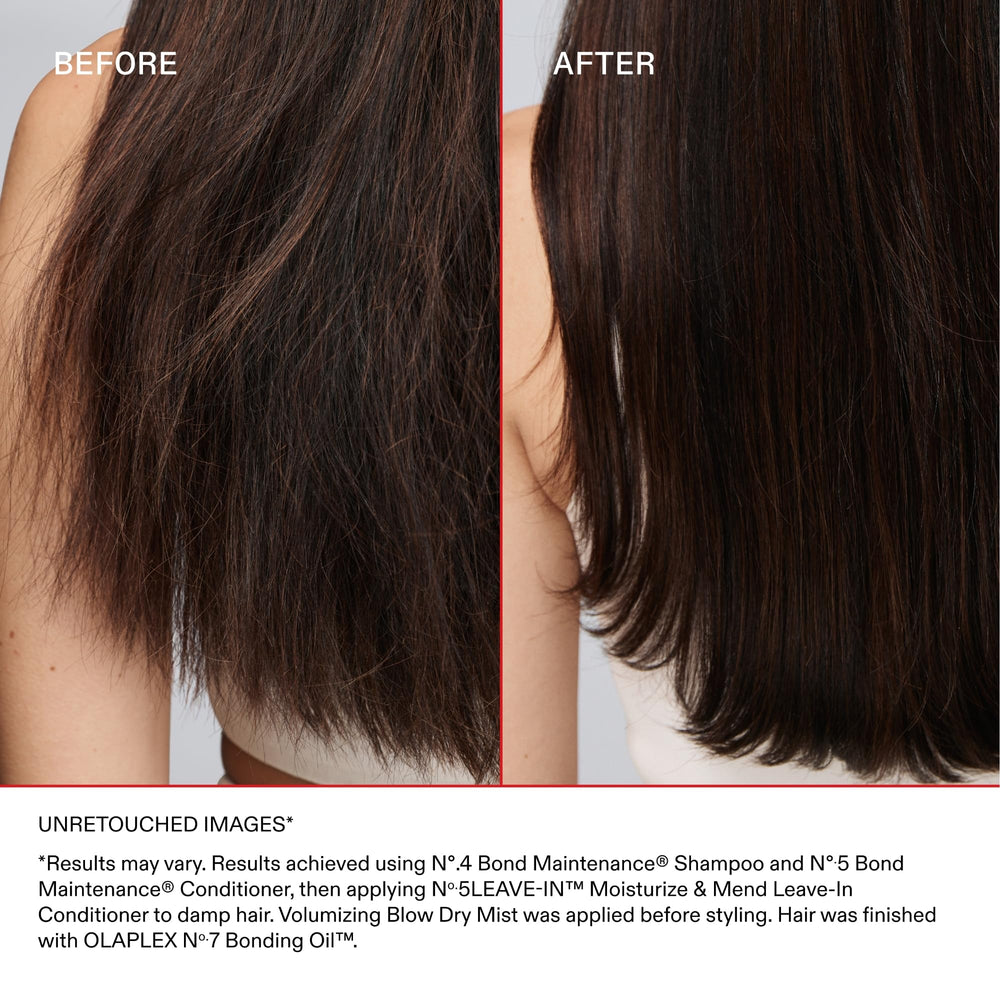 Olaplex No 5 ready for styling with smooth, frizz-free finish.