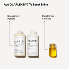 Olaplex No.7 Bonding Oil bottle delivering high shine and frizz control