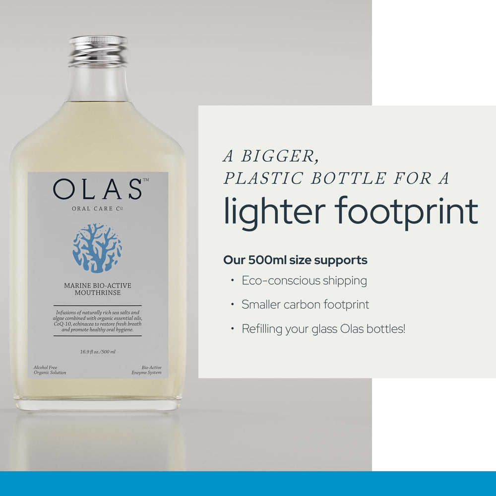 Olas marine complex ingredients highlight blue-green algae and seaweed supporting gums