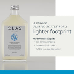 Olas marine complex ingredients highlight blue-green algae and seaweed supporting gums
