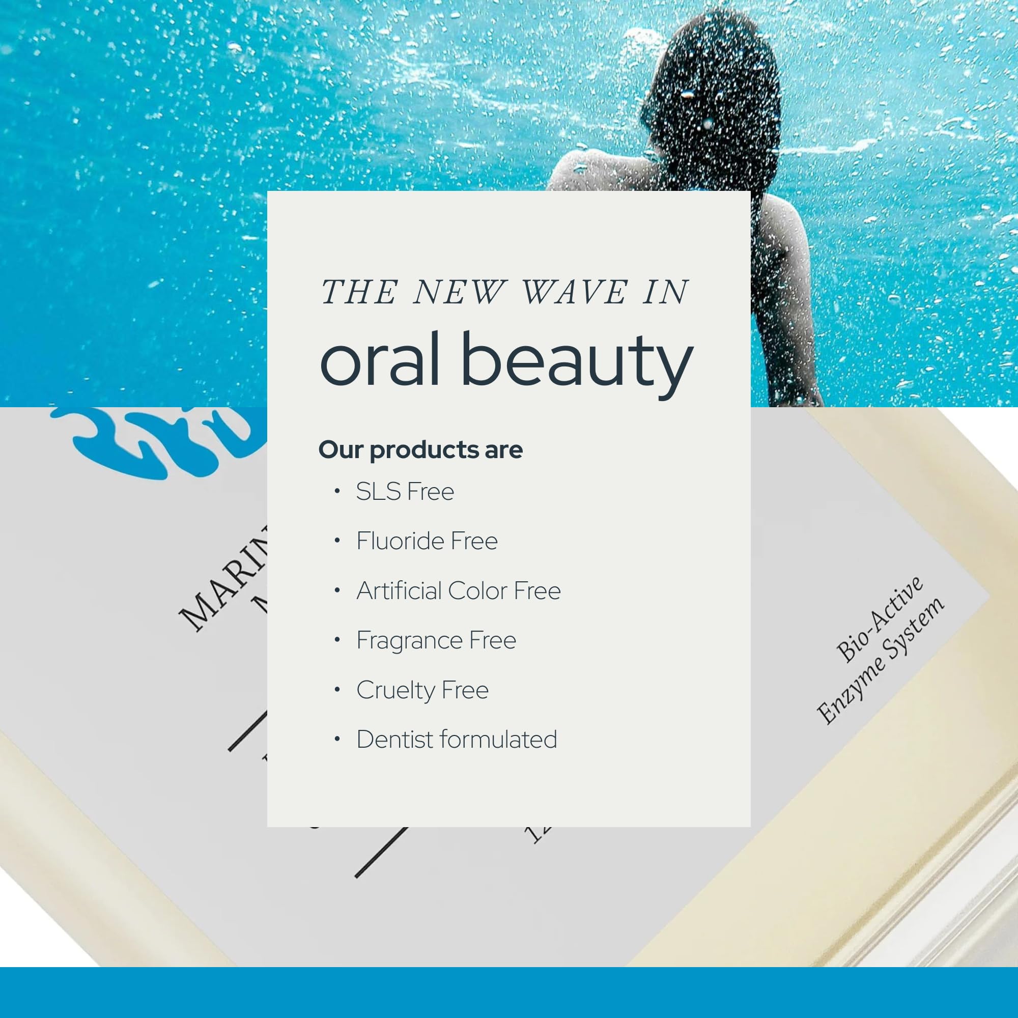 Olas vegan cruelty-free product label communicates ethical, clean formulation