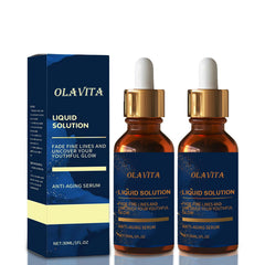 OLAVITA facial serum bottle pump enables easy, controlled daily application.