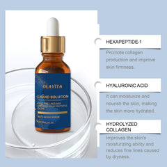 OLAVITA facial serum ingredients Vitamin C and E boost brightness and protection.