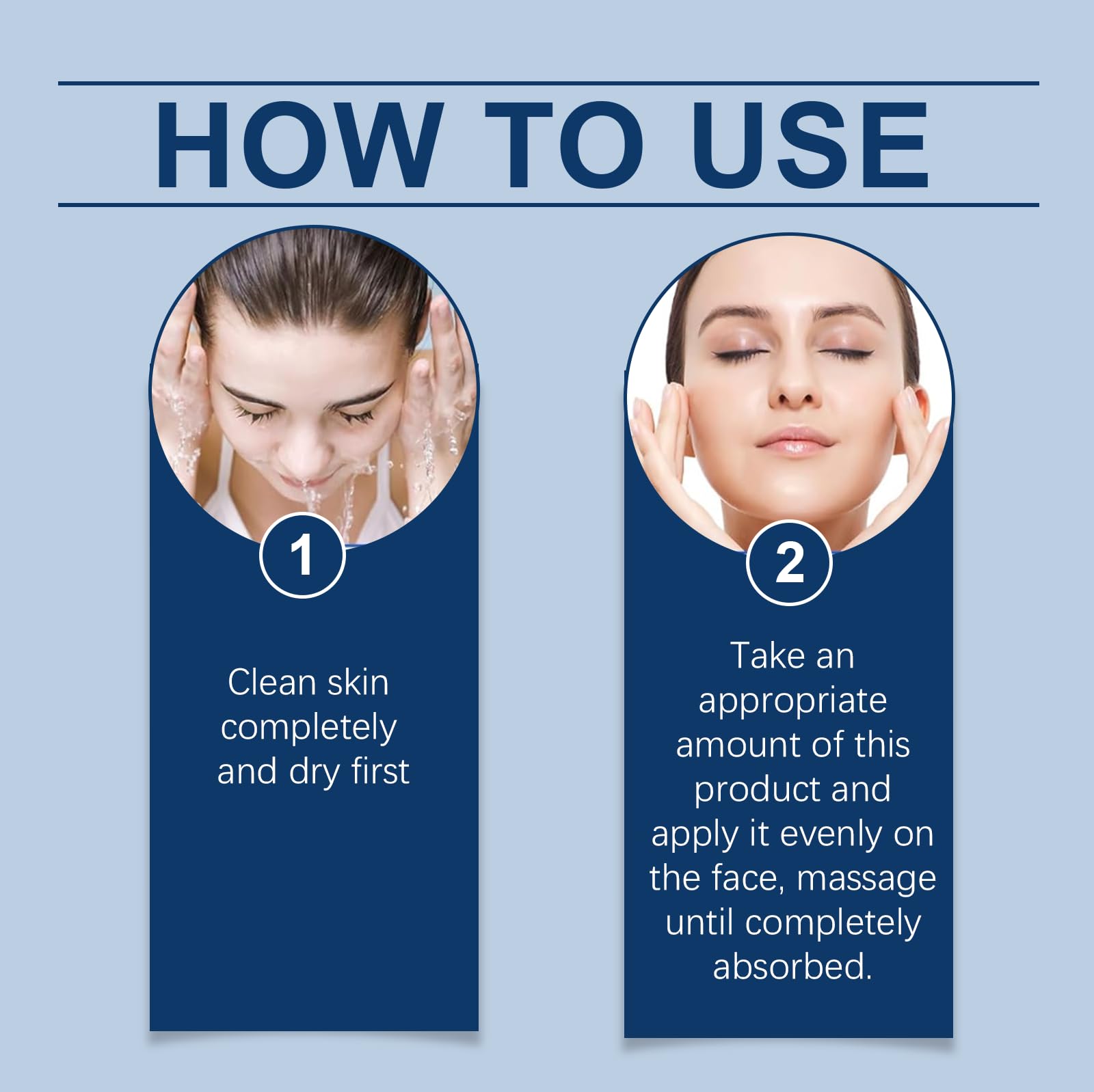 OLAVITA facial serum pores-refined look on the skin.