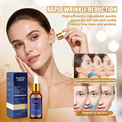 Olavita Liquid Serum being applied on the face for absorption