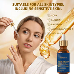 Face during absorption of OLAVITA serum with smooth finish