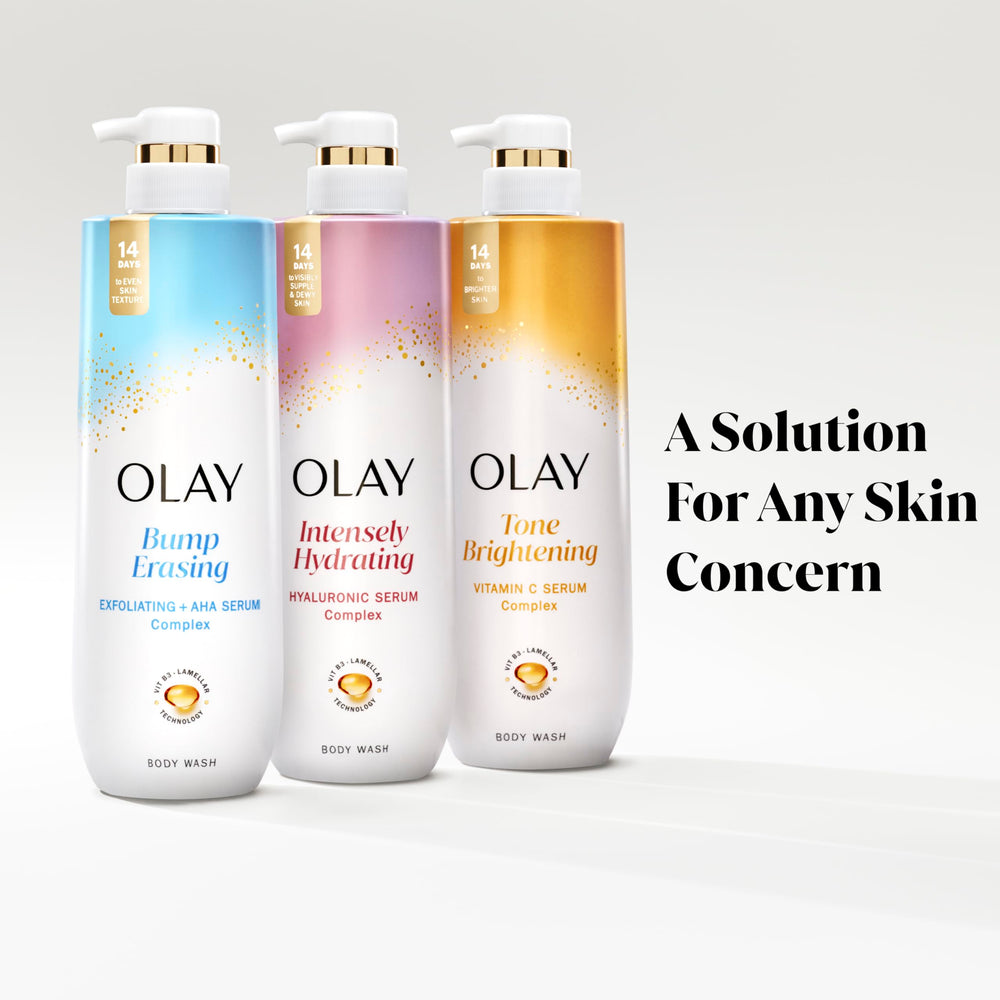 Olay Body Wash parabens-free and phthalates-free guarantee.
