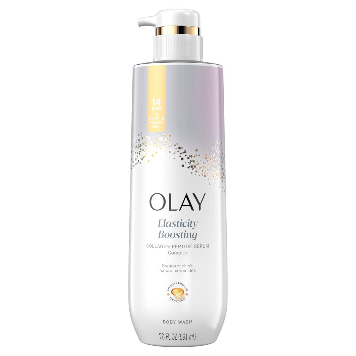 Olay body wash bottle pour for refreshing hydration and smooth skin