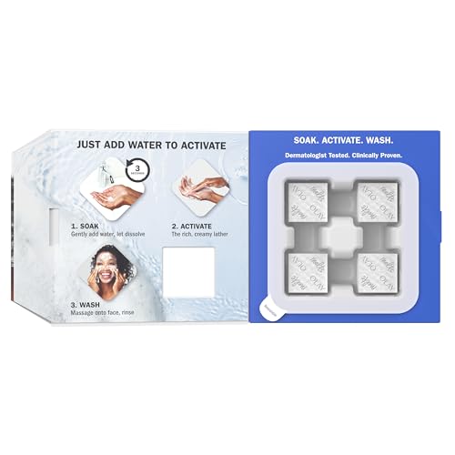 Olay Cleansing Melts soak step prepares the pad.