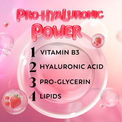 Olay Hyaluronic Acid Serum bottle supports lasting hydration for smooth skin
