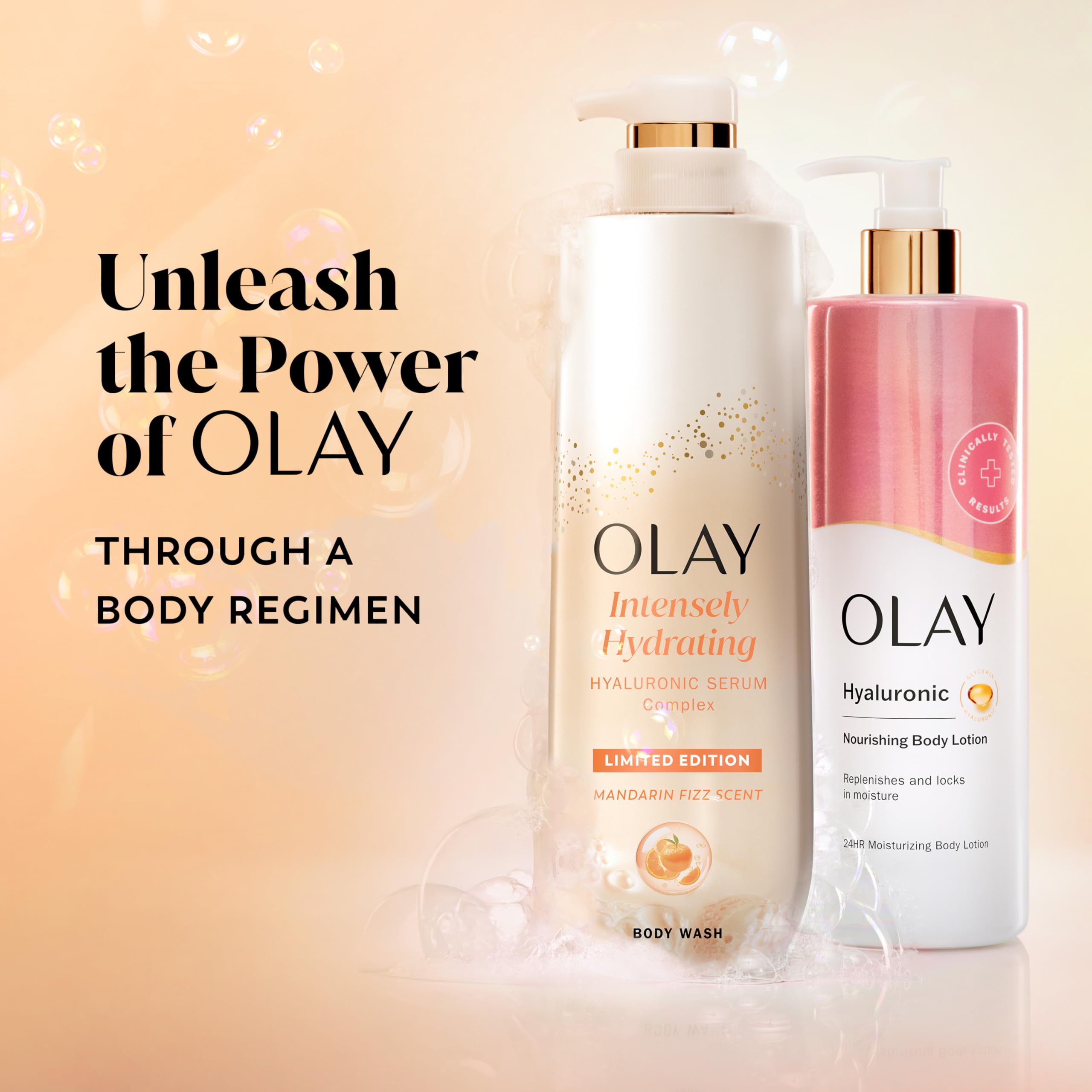 Olay Hydration glow texture after shower.