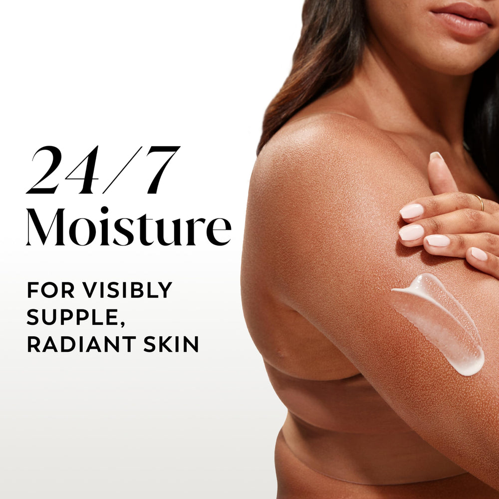 Olay Nourishing Hyaluronic Acid ingredients visual highlights skin hydration support.