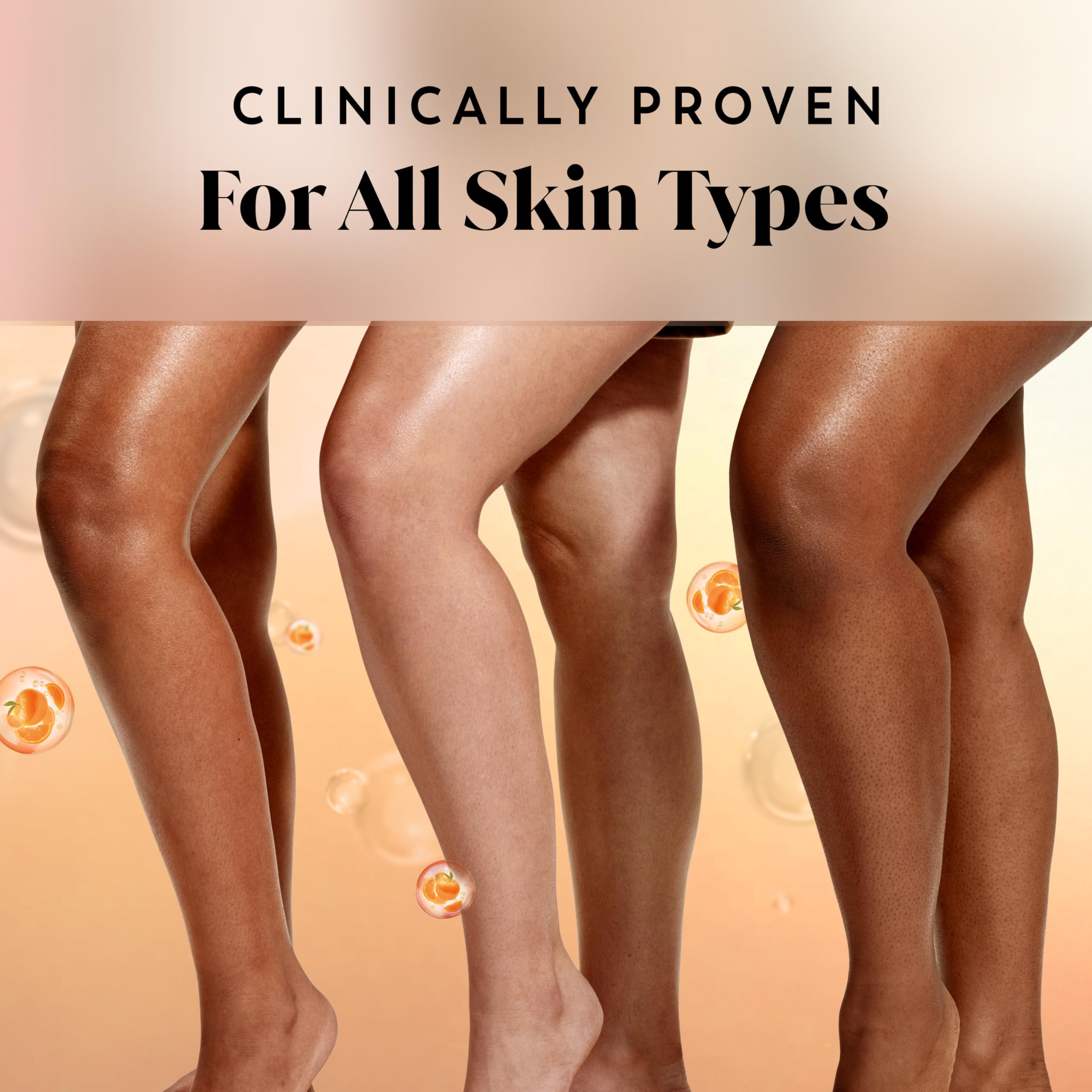 Olay Paraben-free label shown, safe for all skin types.