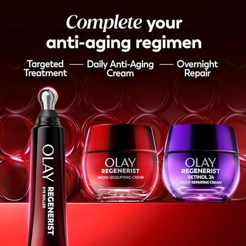 Olay Regenerist advanced ingredients diagram close-up on bottle