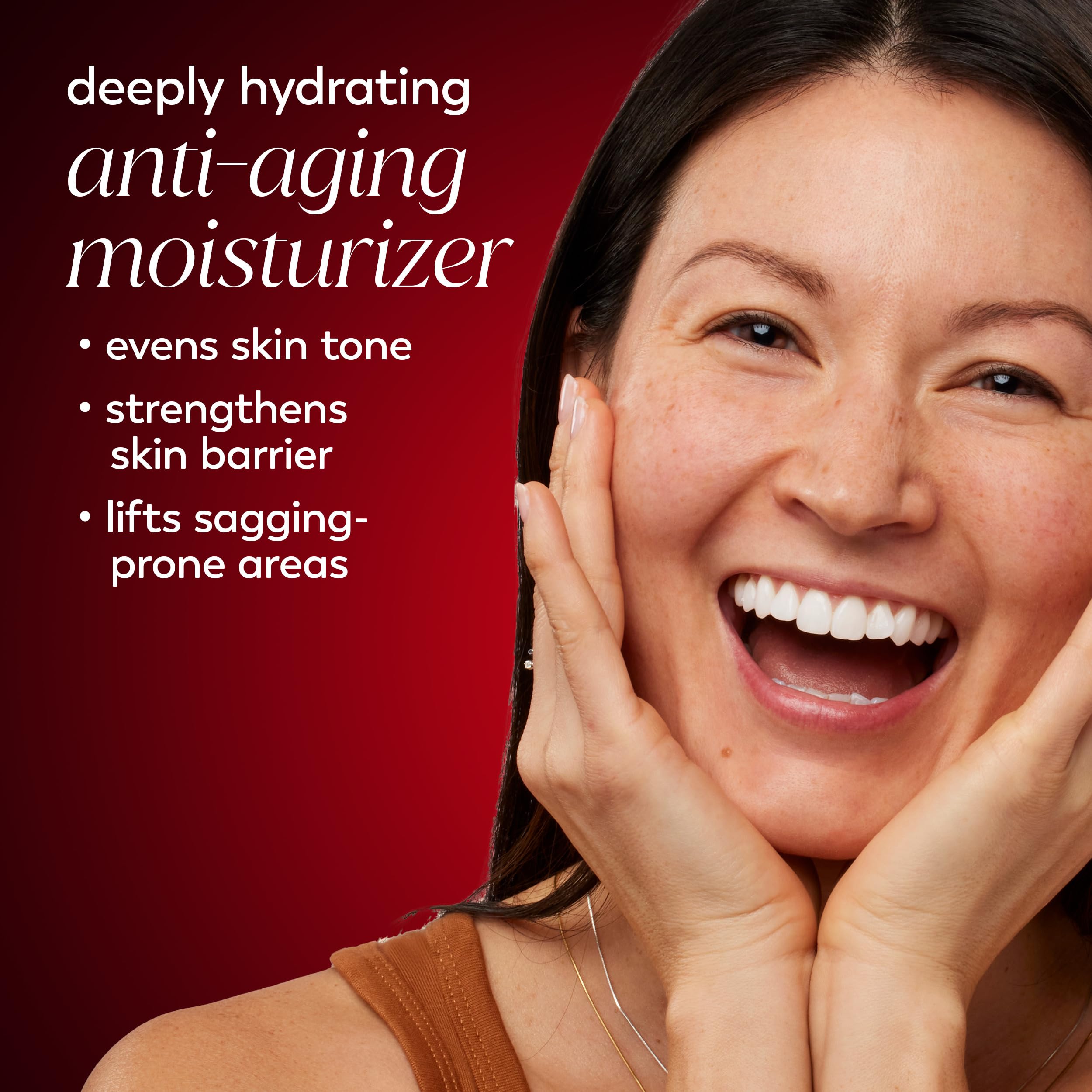 Olay Regenerist Niacinamide Peptide24 Cream Jar closeup highlights luxurious texture