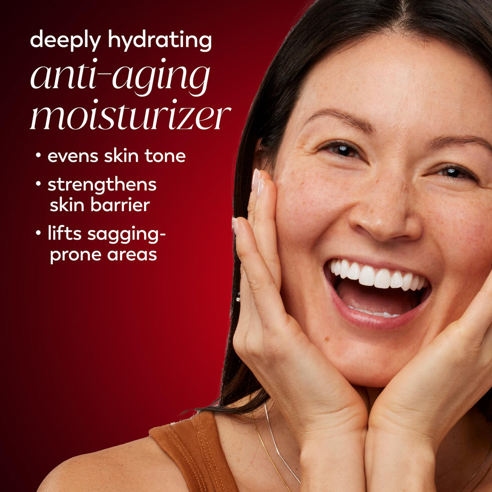 Olay Regenerist Niacinamide Peptide24 Cream Jar closeup highlights luxurious texture