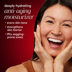 Olay Regenerist Niacinamide Peptide24 Cream Jar closeup highlights luxurious texture