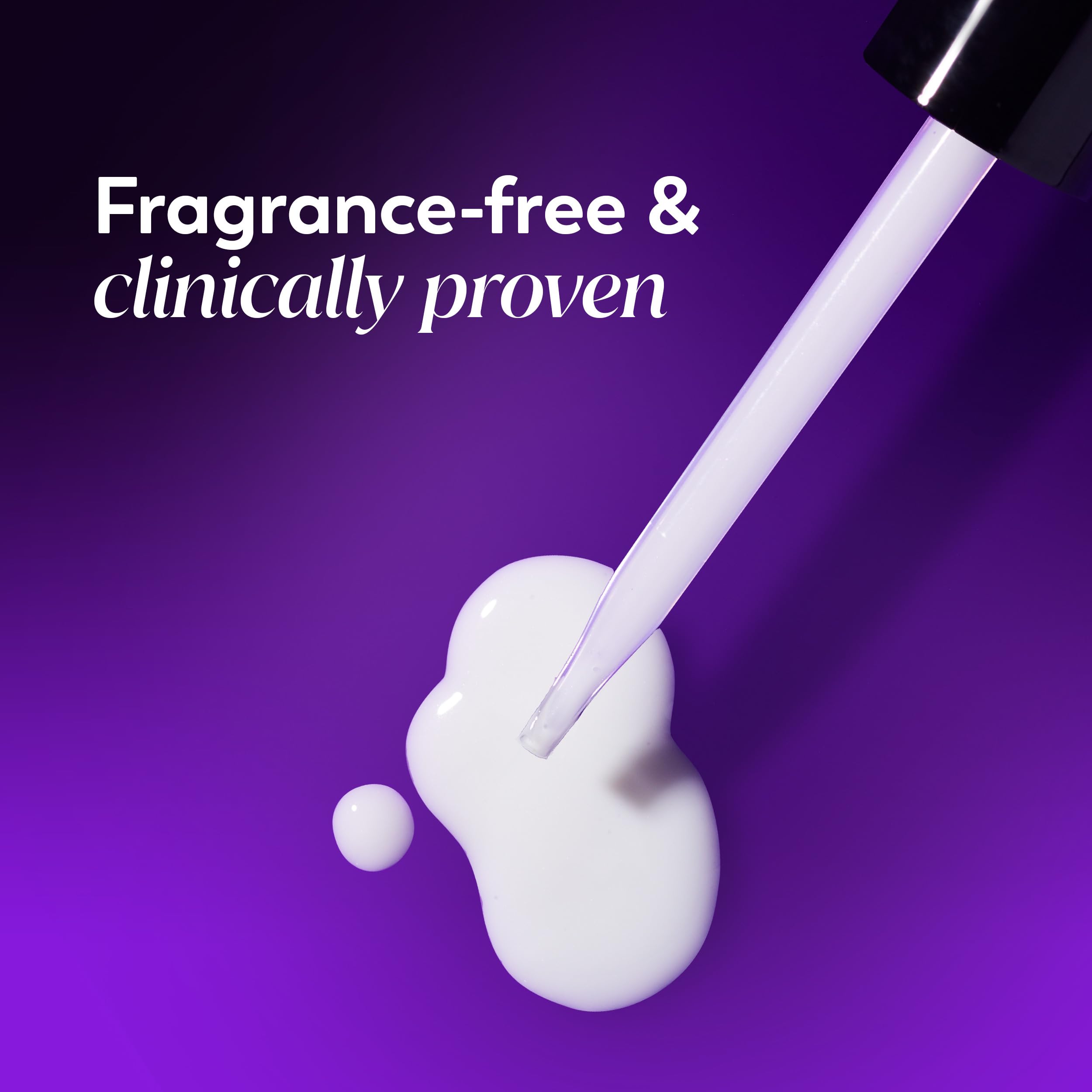 Close-up of exfoliation imagery for Olay Regenerist Resurfacing Retinol Serum.