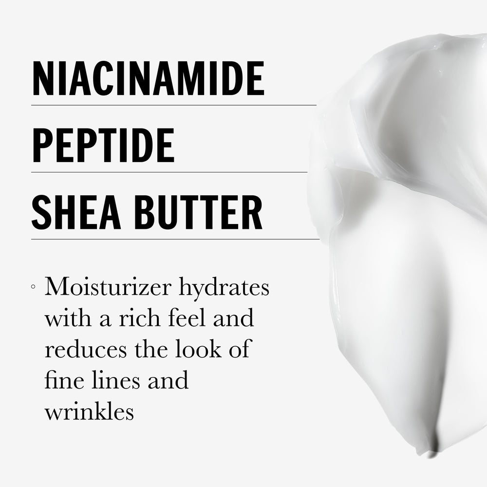 Creamy texture spread of Olay Regenerist Ultra Rich on skin