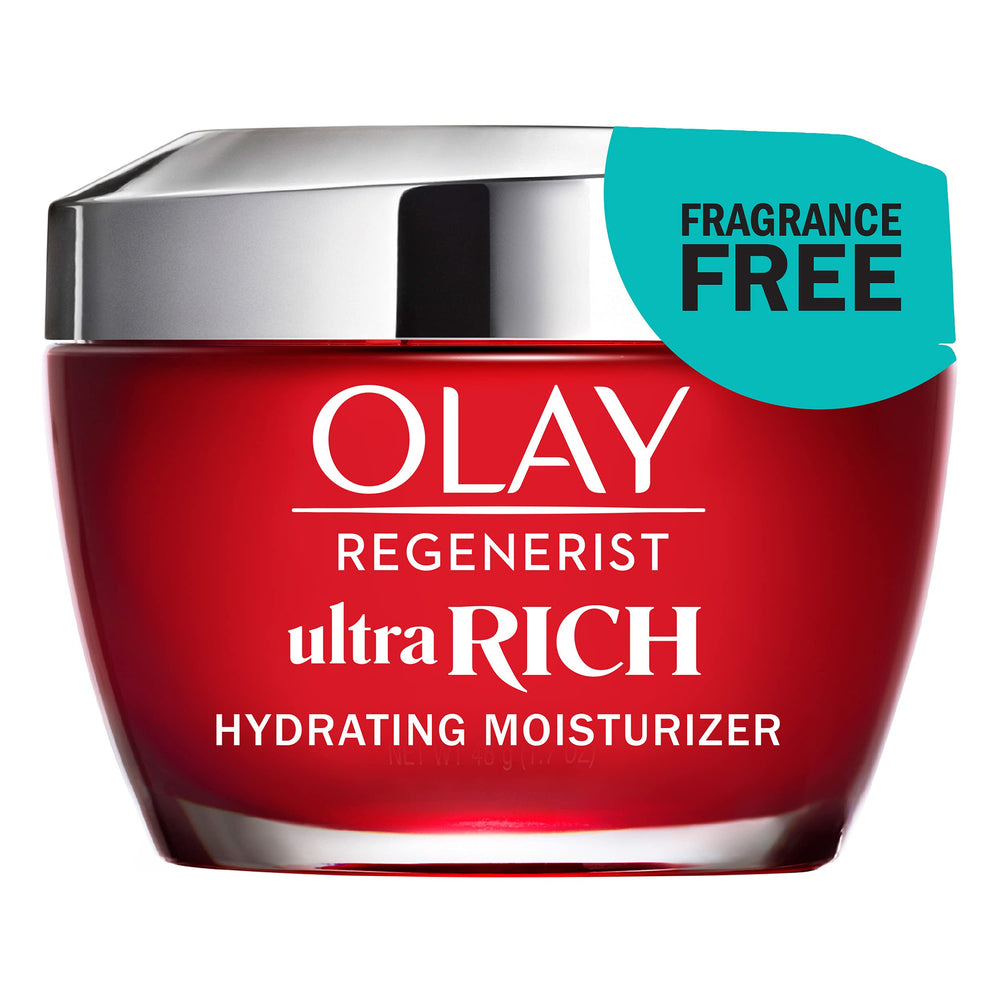 Olay Regenerist Ultra Rich moisturizer in a jar for fragrance-free hydration