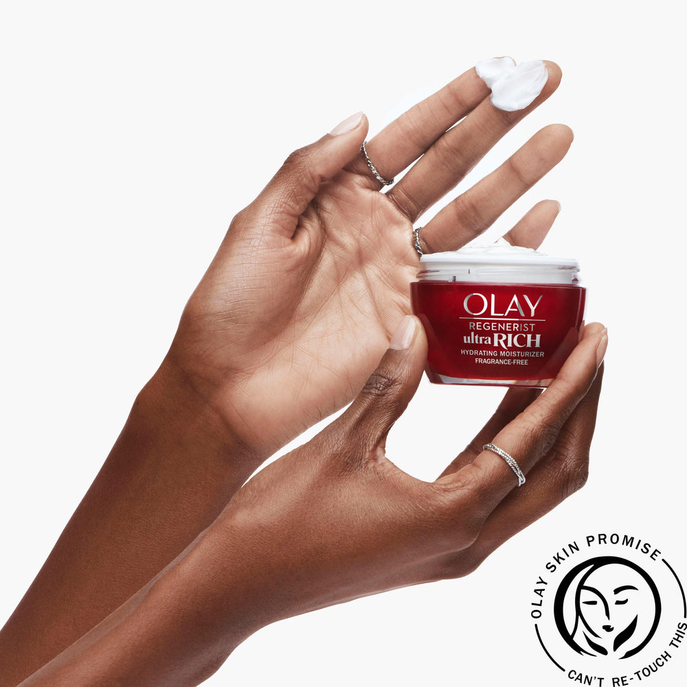 Packaging of Olay Regenerist Ultra Rich fragrance-free formula