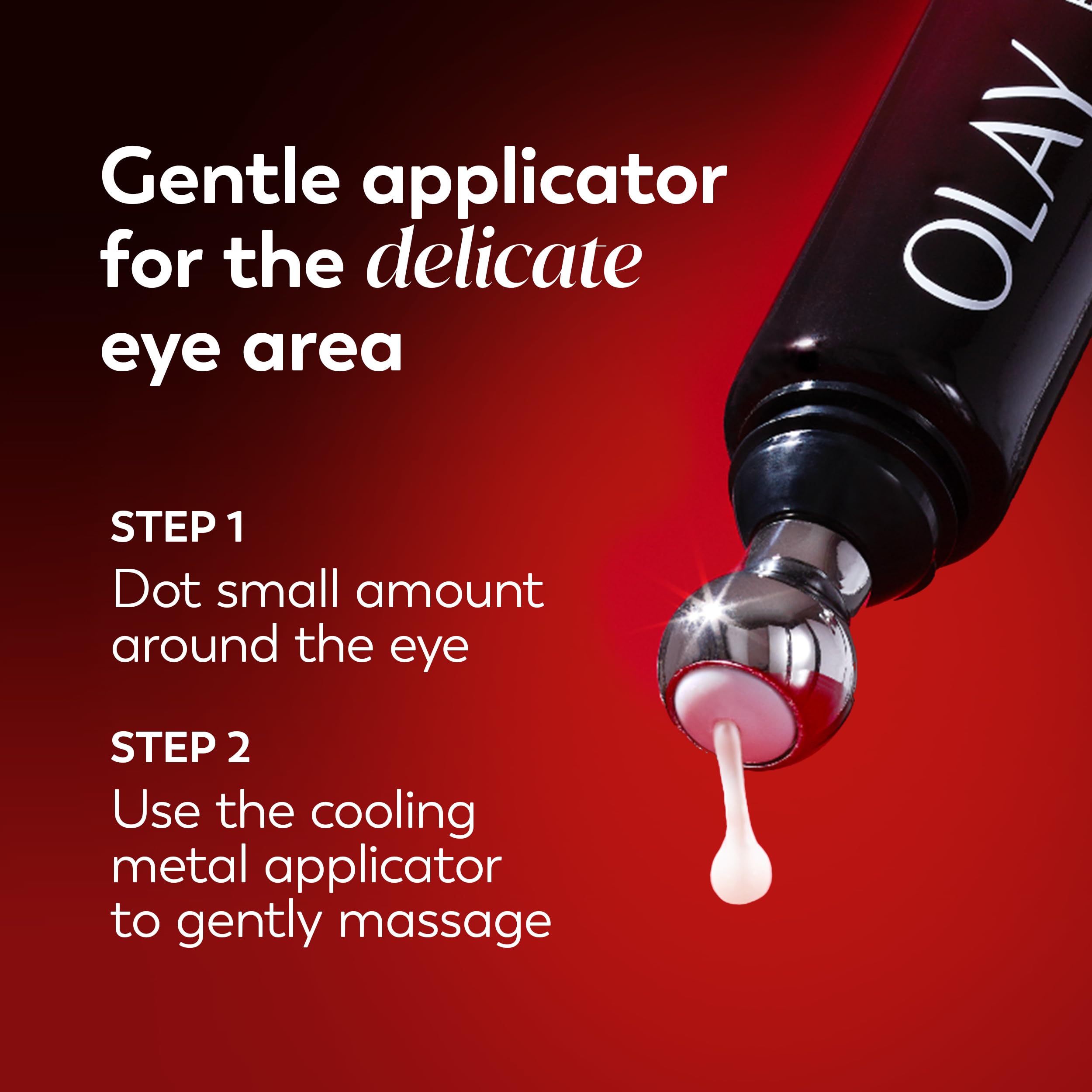 Olay Regenerist reduced wrinkles by day 28, smoother expression lines near the eyes